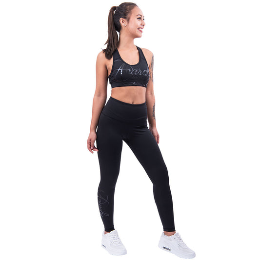 Anarchy Apparel - Stealth Spandex Urheilutoppi Musta