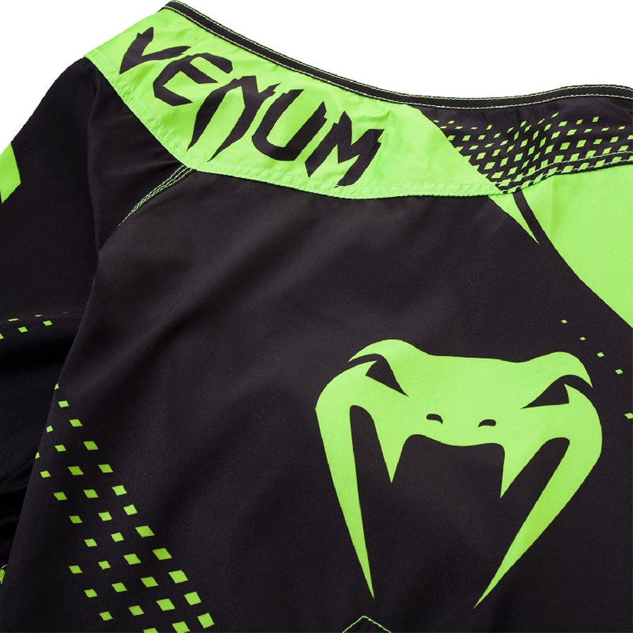 VENUM "Hurricane" Black/Neo Yellow - Fight Shorts