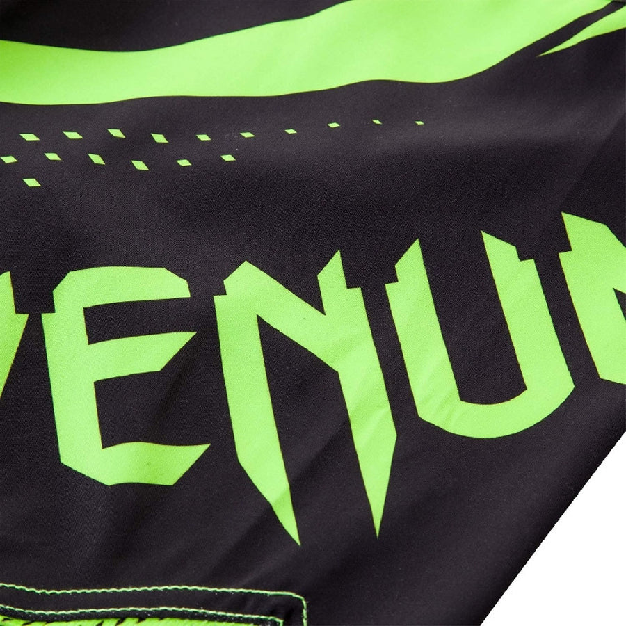 VENUM "Hurricane" Black/Neo Yellow - Fight Shorts