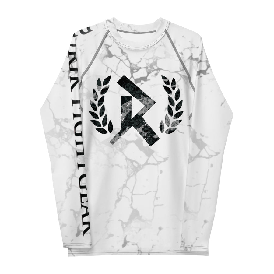 Rurik fg no gi rash guard pitkähihainen paita long sleeve nogi otteluun ja harjoituksiin bjj. Kuvassa rashguard edestä