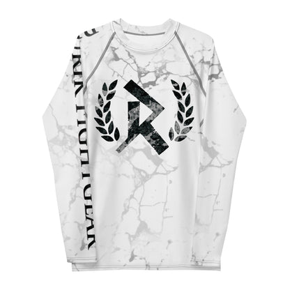 Rurik fg no gi rash guard pitkähihainen paita long sleeve nogi otteluun ja harjoituksiin bjj. Kuvassa rashguard edestä