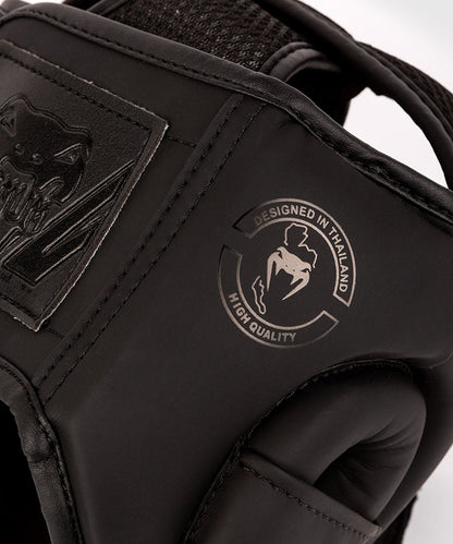Venum nyrkkeilykypärä lapsille musta nyrkkeily lasten kamppailuvarusteet kypärä kids boxing helmet head gear kypärä lapselle, ohimon yksityiskohta