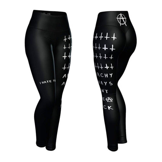 Anarchy Apparel - Always Don´t Give a Fuck Leggings