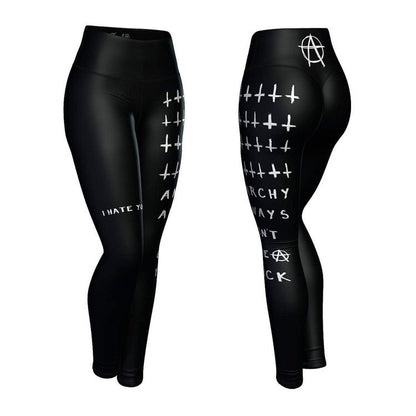 Anarchy Apparel - Always Don´t Give a Fuck Leggings