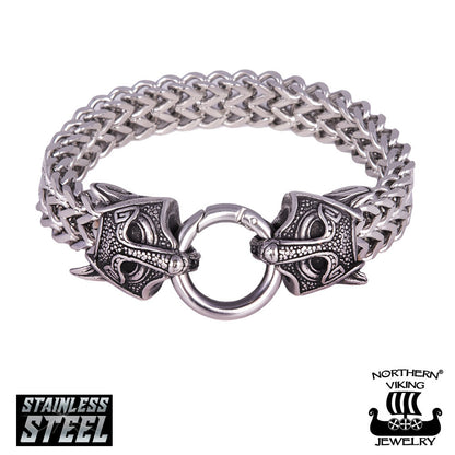 Rannekoru Northern Viking Jewelry "Guardian Wolf"