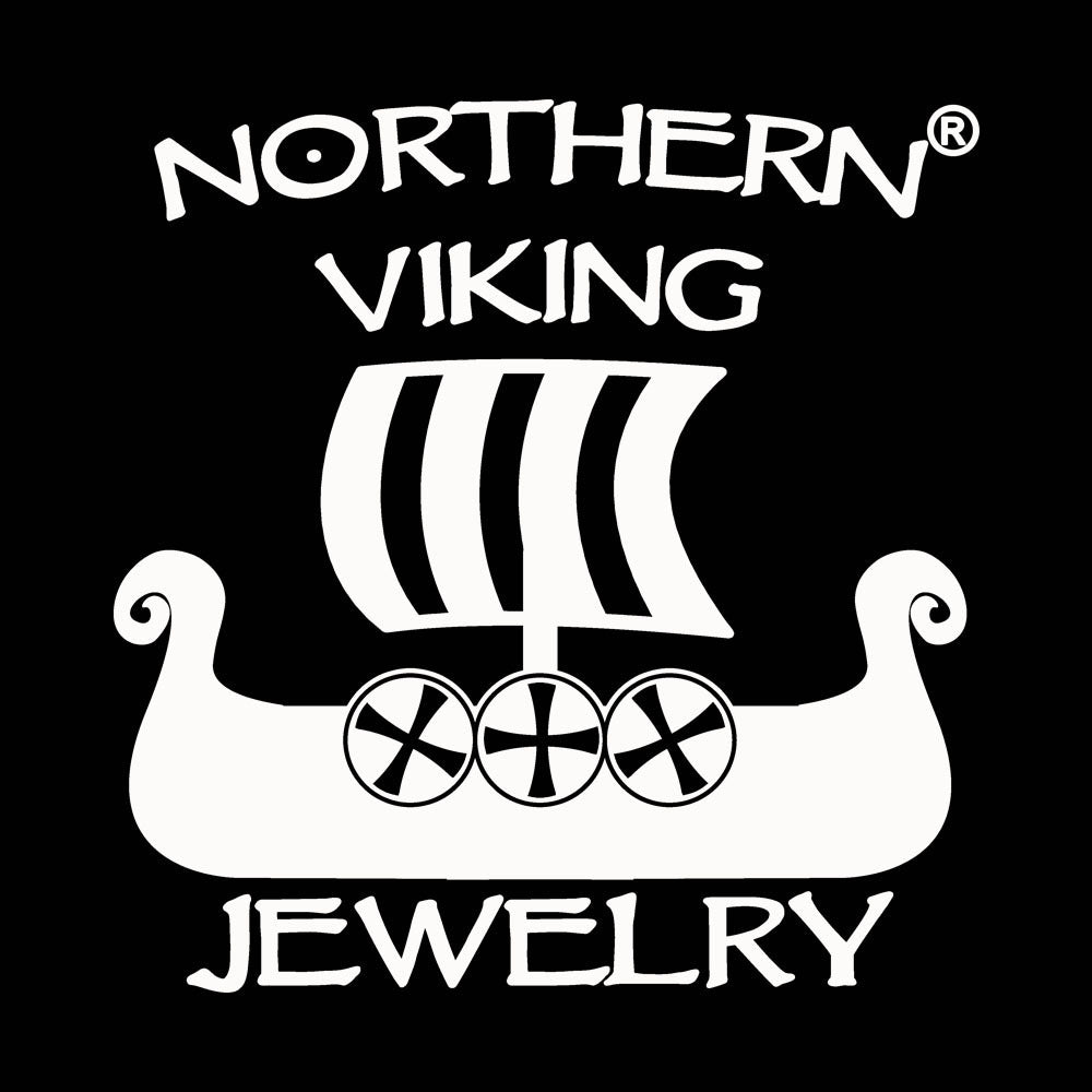 Northern Viking Jewelry®-Sormus "Vegvisir with Jormungandr"