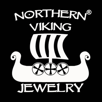 Northern Viking Jewelry®-Sormus "Vegvisir with Jormungandr"