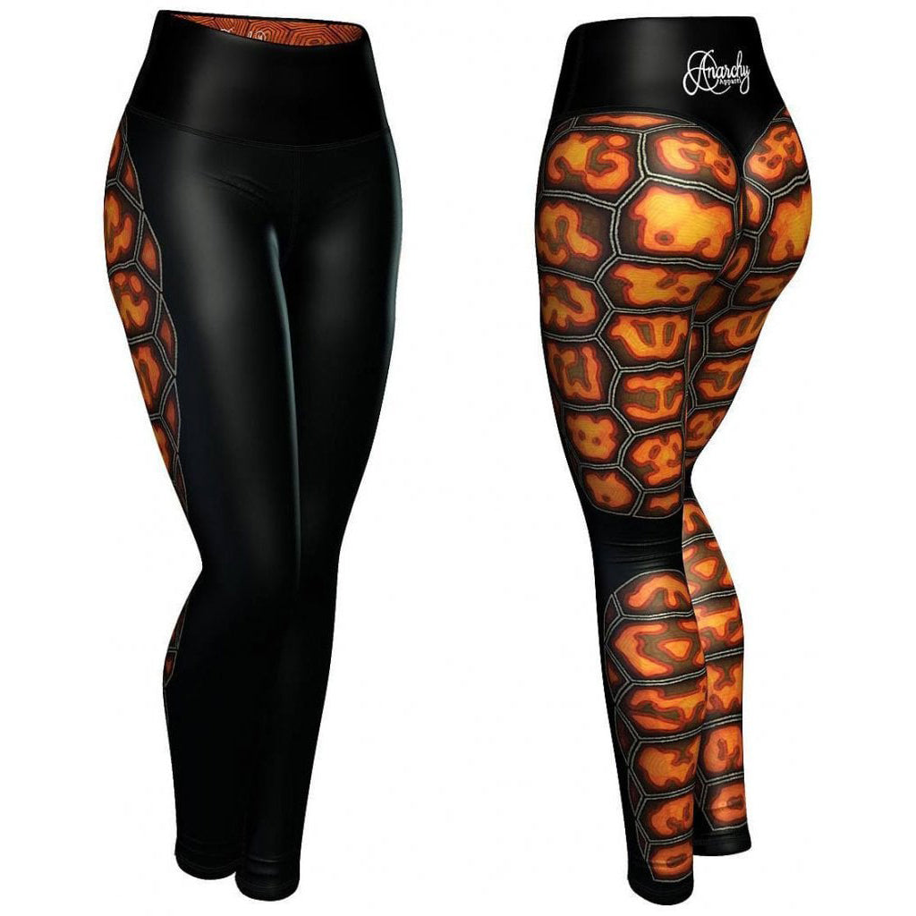 Anarchy apparel urheiluleggingsit  TORTUGA edestä ja takaa. ptcumbat.com