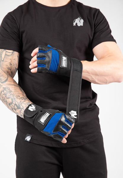 GORILLA WEAR Dallas Wrist Wrap Gloves Sininen