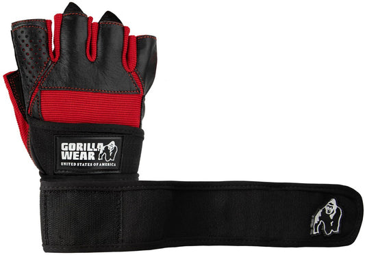 GORILLA WEAR Dallas Wrist Wrap Gloves Punainen