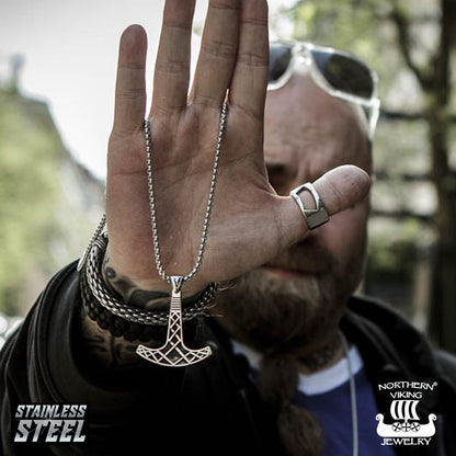Northern Viking Jewelry® "Ukonvasara Riipus By Johan Thorolf"